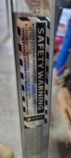 BUDGET REAR LADDER RACK TO SUIT TRAY BACK 1760 -Roof Rack Shop 20220810 074126