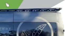 Wedgetail Platform Roof Rack (3300mm X 1500mm) For Volkswagen Crafter MK II 5dr MWB Low Roof With Bare Roof (2017 Onwards) - Factory Point Mount -Roof Rack Shop 2e02bf1908dd19f4849e964d3ef5a0b7c5440ef14520a3da9397617299e707db