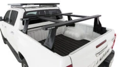Rhino Rack JC-01579 Reconn-Deck 2 Bar Ute Tub System With 2 NS Bars For Toyota Hilux N80 4dr Ute With Tub Rack (2015 Onwards) - Custom Point Mount -Roof Rack Shop 333540473a5897bc972f202a0b70446b3864b925d5f02ad96519330fc5b8f222
