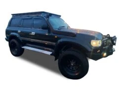 Wedgetail Platform Roof Rack (1450mm X 2200mm) For Toyota Land Cruiser 5dr 80 Series With Rain Gutter (1990 To 1998) - Gutter Mount