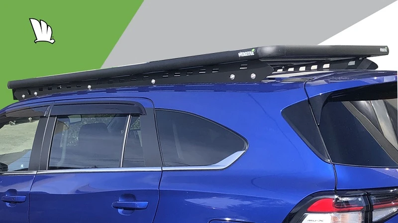 Wedgetail Platform Roof Rack (2200mm X 1250mm) For Isuzu MU-X LS-T Gen2 5dr SUV With Flush Roof Rail (2021 Onwards) - Factory Point Mount 4 Wedgetail Platform Roof Rack (2200mm X 1250mm) For Isuzu MU-X LS-T Gen2 5dr SUV With Flush Roof Rail (2021 Onwards) - Factory Point Mount - Image 2
