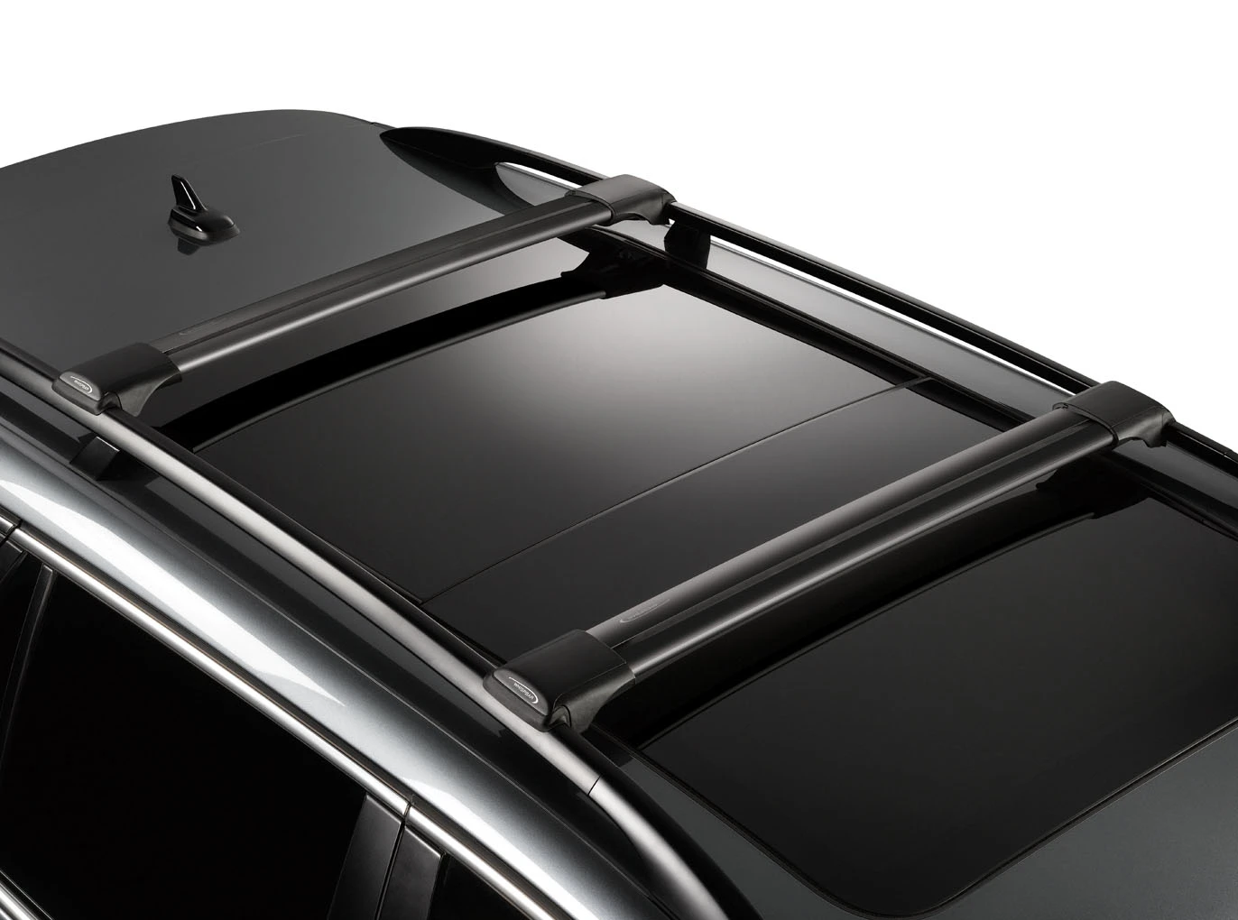 Yakima Aero RailBar Black 2 Bar Roof Rack For Volvo XC90 5dr SUV With Raised Roof Rail (2015 Onwards) - Raised Rail Mount 4 Yakima Aero RailBar Black 2 Bar Roof Rack For Volvo XC90 5dr SUV With Raised Roof Rail (2015 Onwards) - Raised Rail Mount - Image 2