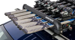 Rhino Rack Ski And Snowboard Carrier - 6 Skis Or 4 Snowboards 576 -Roof Rack Shop 576 6 pair ski carrier 05