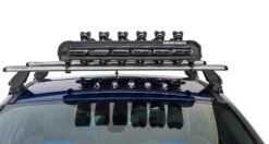 Rhino Rack Ski And Snowboard Carrier - 6 Skis Or 4 Snowboards 576 -Roof Rack Shop 576 6 pair ski carrier 06