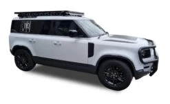 Wedgetail Platform Roof Rack (2200mm X 1250mm) For Land Rover Defender 110 Gen2 5dr SUV With Bare Roof (2020 Onwards) - Factory Point Mount