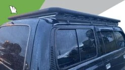 Wedgetail Platform Roof Rack (1450mm X 2200mm) For Toyota Land Cruiser 5dr 80 Series With Rain Gutter (1990 To 1998) - Gutter Mount -Roof Rack Shop 6ac77308b7821413b706e87c1379946b3939594559d8fff272b5cfe322e86afc