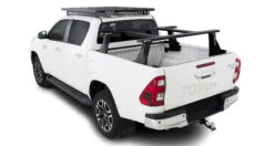 Rhino Rack JC-01579 Reconn-Deck 2 Bar Ute Tub System With 2 NS Bars For Toyota Hilux N80 4dr Ute With Tub Rack (2015 Onwards) - Custom Point Mount