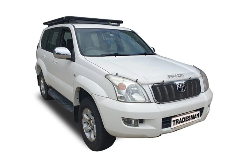 Wedgetail Platform Roof Rack (2200mm X 1250mm) For Toyota Land Cruiser Prado 5dr 120 Series With Bare Roof (2002 To 2009) - Factory Point Mount 3 Wedgetail Platform Roof Rack (2200mm X 1250mm) For Toyota Land Cruiser Prado 5dr 120 Series With Bare Roof (2002 To 2009) - Factory Point Mount
