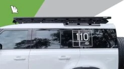 Wedgetail Platform Roof Rack (2200mm X 1250mm) For Land Rover Defender 110 Gen2 5dr SUV With Bare Roof (2020 Onwards) - Factory Point Mount -Roof Rack Shop 8496d5157abacd07be66818ec232d7f0c49604f47dcf0877d81ea2c6e298d783