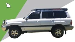 Wedgetail Platform Roof Rack (2200mm X 1350mm) For Toyota Land Cruiser 5dr 100 Series With Bare Roof (1998 To 2007) - Factory Point Mount -Roof Rack Shop 86ab5c0e89532c1e2d6f45fc53bca0a307eb74b108b780720263076f83ad25c0