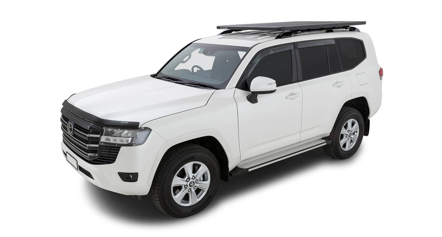 Rhino Rack JC-01550 Pioneer Platform (1928mm X 1376mm) With RX Legs For Nissan Patrol Y62 5dr SUV With Raised Roof Rail (2012 Onwards) - Raised Rail Mount 4 Rhino Rack JC-01550 Pioneer Platform (1928mm X 1376mm) With RX Legs For Nissan Patrol Y62 5dr SUV With Raised Roof Rail (2012 Onwards) - Raised Rail Mount - Image 2