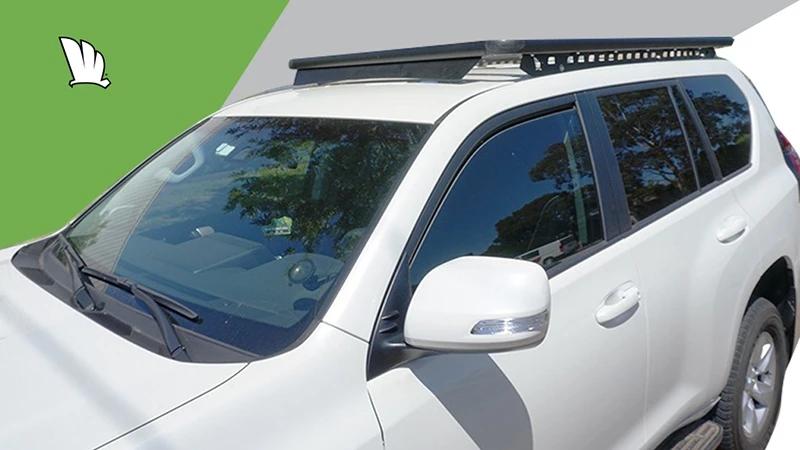 Wedgetail Platform Roof Rack (2000mm X 1250mm) For Toyota Land Cruiser Prado 5dr 150 Series With Raised Roof Rail (2009 Onwards) - Factory Point Mount 5 Wedgetail Platform Roof Rack (2000mm X 1250mm) For Toyota Land Cruiser Prado 5dr 150 Series With Raised Roof Rail (2009 Onwards) - Factory Point Mount - Image 3