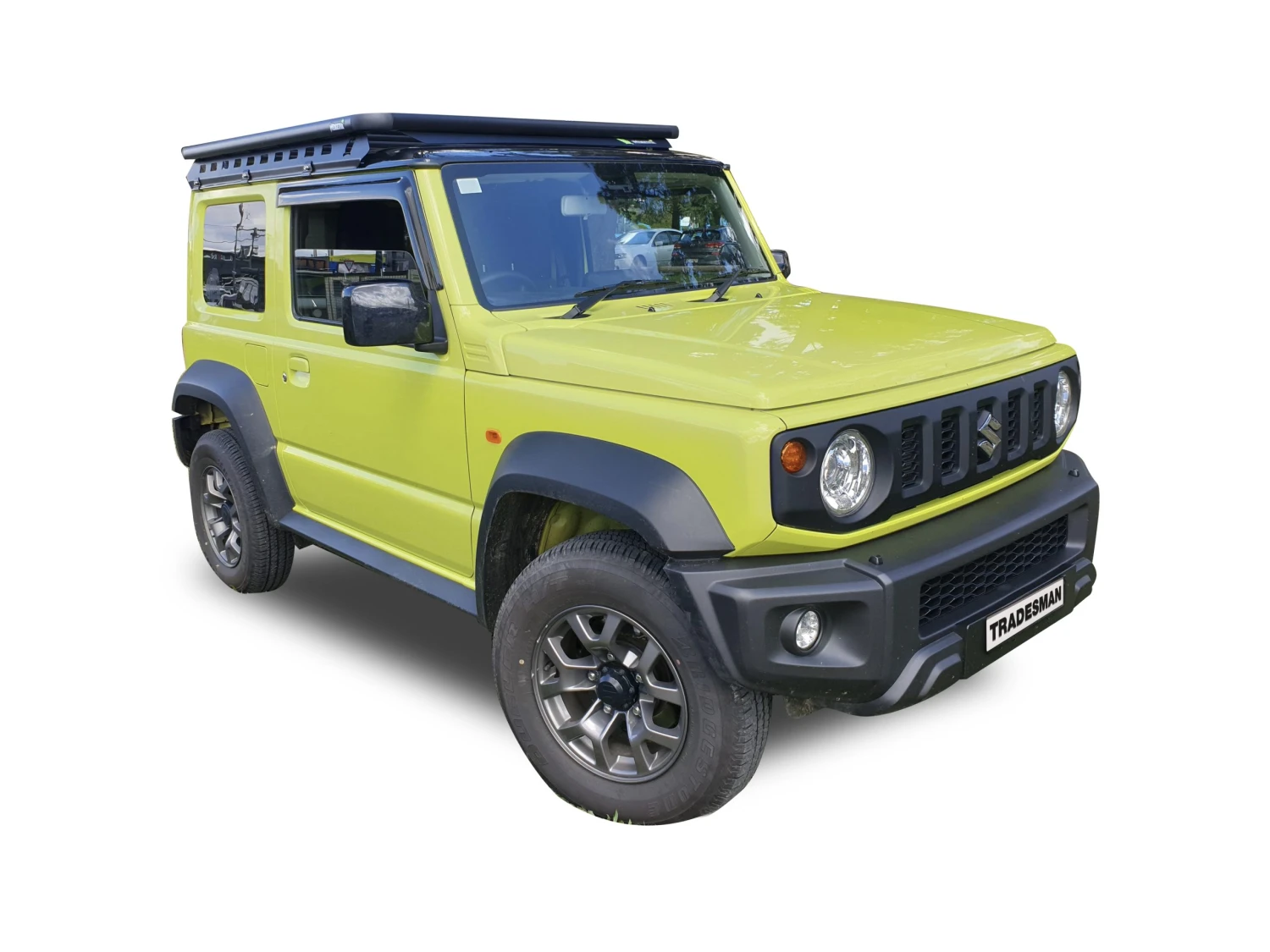 Wedgetail Platform Roof Rack (1600mm X 1350mm) For Suzuki Jimny JB74 3dr SUV With Rain Gutter (2019 Onwards) - Gutter Mount 3 Wedgetail Platform Roof Rack (1600mm X 1350mm) For Suzuki Jimny JB74 3dr SUV With Rain Gutter (2019 Onwards) - Gutter Mount