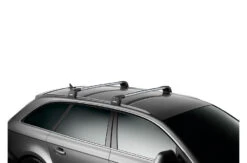 Thule 9594 Edge Wingbar Silver For Volkswagen Caddy 4dr Maxi Life Bare Roof 2016 - 2020 For Volkswagen Caddy Maxi Life 4dr Maxi Life With Bare Roof (2016 To 2020) - Factory Point Mount