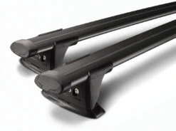 Yakima Aero Thrubar Black 2 Bar Roof Rack For Volvo XC90 5dr SUV With Flush Roof Rail (2015 Onwards) - Flush Rail Mount