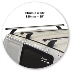 PRORACK ILoad HD 3 Bar K450 Track Kit CVS002 -Roof Rack Shop cvs002 4