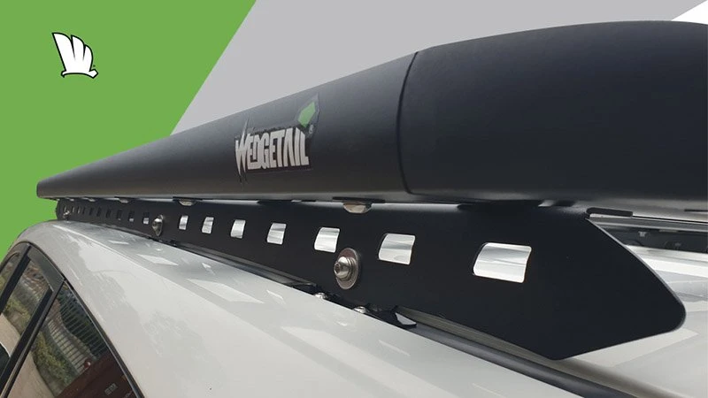 Wedgetail Platform Roof Rack (2200mm X 1250mm) For Toyota Land Cruiser Prado 5dr 120 Series With Bare Roof (2002 To 2009) - Factory Point Mount 6 Wedgetail Platform Roof Rack (2200mm X 1250mm) For Toyota Land Cruiser Prado 5dr 120 Series With Bare Roof (2002 To 2009) - Factory Point Mount - Image 4