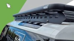 Wedgetail Platform Roof Rack (2200mm X 1250mm) For Land Rover Defender 110 Gen2 5dr SUV With Bare Roof (2020 Onwards) - Factory Point Mount -Roof Rack Shop edd2fcdf74b8083f953916b116ea0940bf359f1fcb7fd35d50f83ffc7866536e