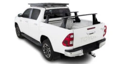 Rhino Rack JC-01577 Reconn-Deck 2 Bar Vortex Ute Tub System For Toyota Hilux N80 4dr Ute With Tub Rack (2015 Onwards) - Custom Point Mount