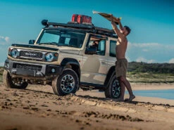 Front Runner Suzuki Jimny (2018-Current) Slimline II Roof Rack - By Front Runner - KRSJ003T -Roof Rack Shop krsj003t l2 s63zc8xatejrhpjn