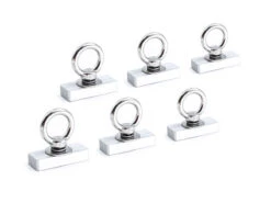 Kaon M8 Stainless Steel Eye Bolt Tie Down Kit Rhino Pioneer Platform Rack [Qty: 6] - KS0071