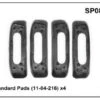 Whispbar/Prorack Standard Pads (11-04-216) X 4 SP080 -Roof Rack Shop sp080