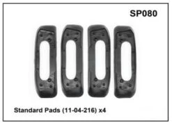 Whispbar/Prorack Standard Pads (11-04-216) X 4 SP080