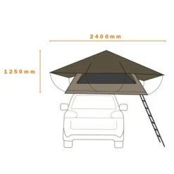 Darche Intrepidor 3 1400 Roof Top Tent T050801515D -Roof Rack Shop t050801515d 05