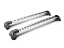 Yakima Flush Bar Silver Roof Rack Pair S6Y - 8050181 -Roof Rack Shop yakima whispbar flush bar black 01 7